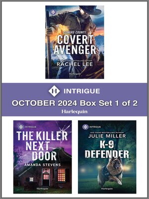 cover image of Harlequin Intrigue October 2024-- Box Set 1 of 2